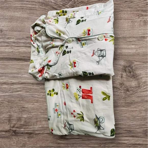 BedHead pink Pajama Set with Red and Green Accents - Picture 1 of 3